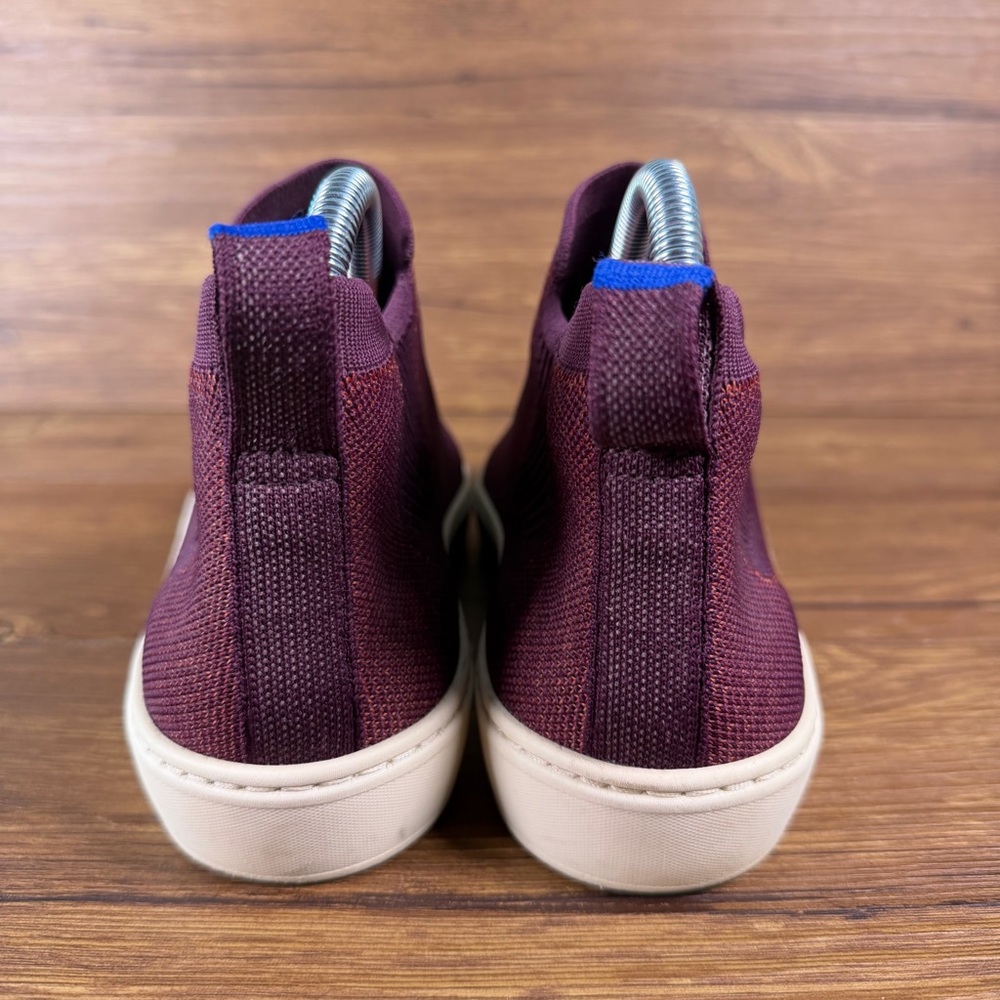 ROTHY’S The Chelsea Plum Melange‎ Sneakers Women’s Size 7.5 Slip-On Shoes - Picture 4 of 13